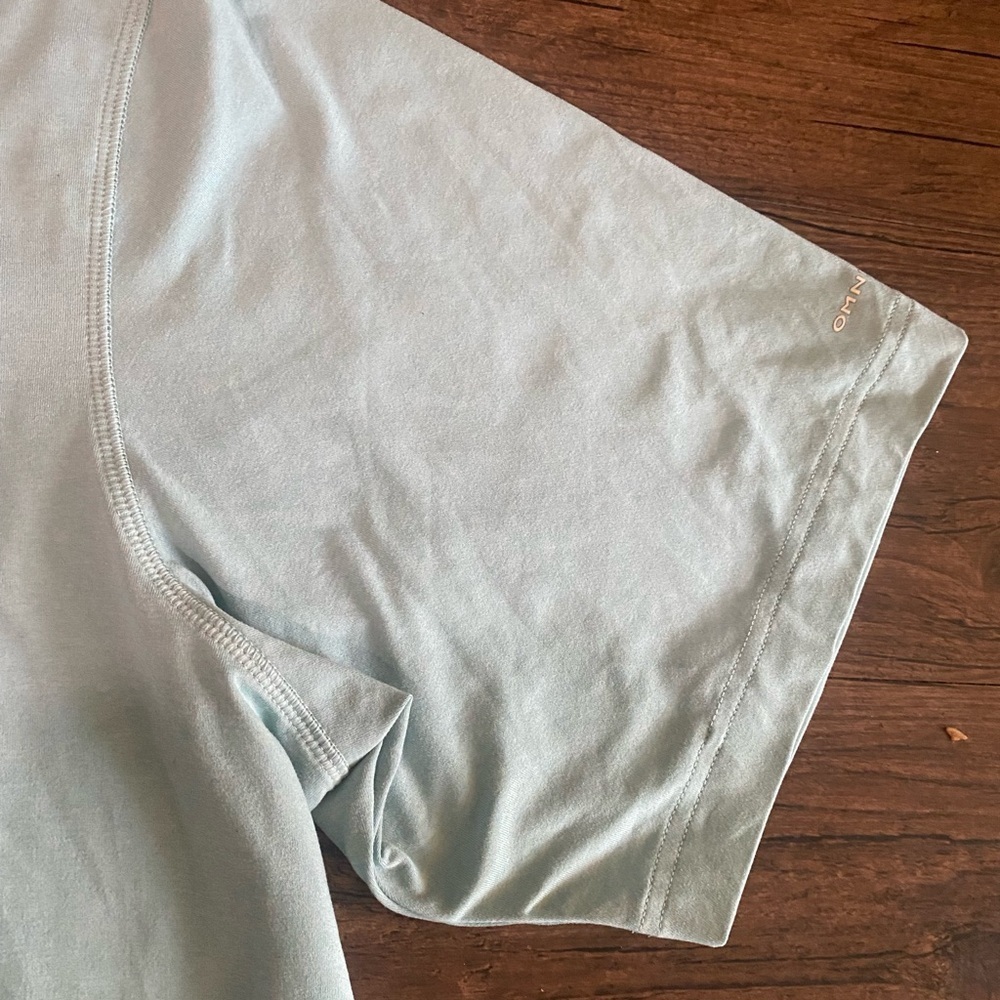 Columbia Men's light blue Polo Shirt 2XLT - Picture 5 of 7